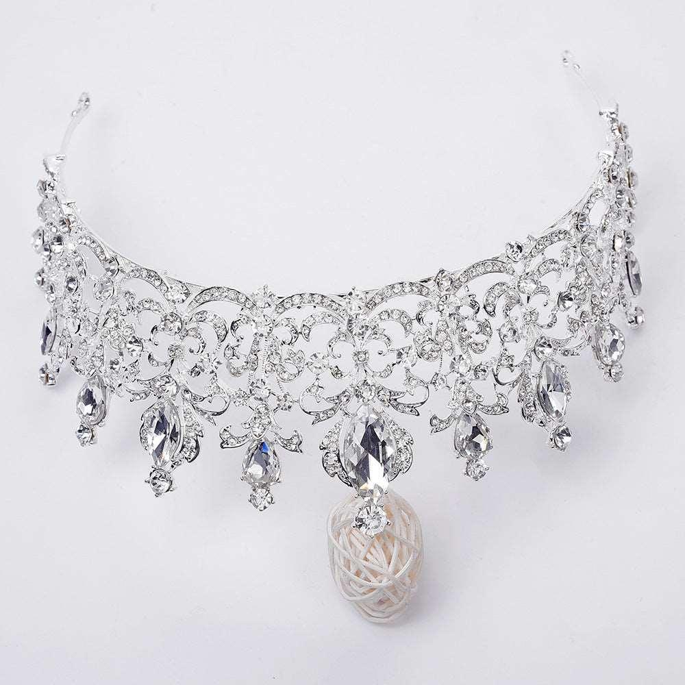 Baroque Crown Wedding Dress Accessories - HEPSIBAH SHOP