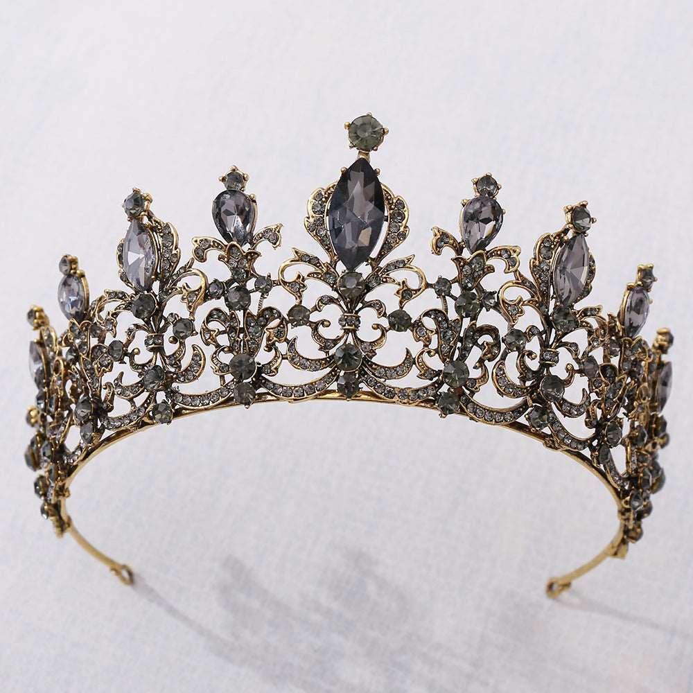 Baroque Crown Wedding Dress Accessories - HEPSIBAH SHOP