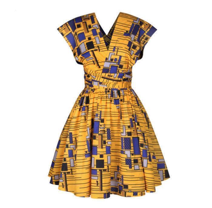 African Women Summer Sexy Printed Dress - HEPSIBAH SHOP