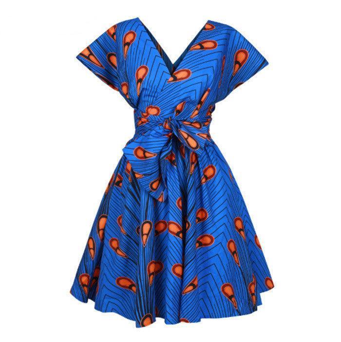 African Women Summer Sexy Printed Dress - HEPSIBAH SHOP