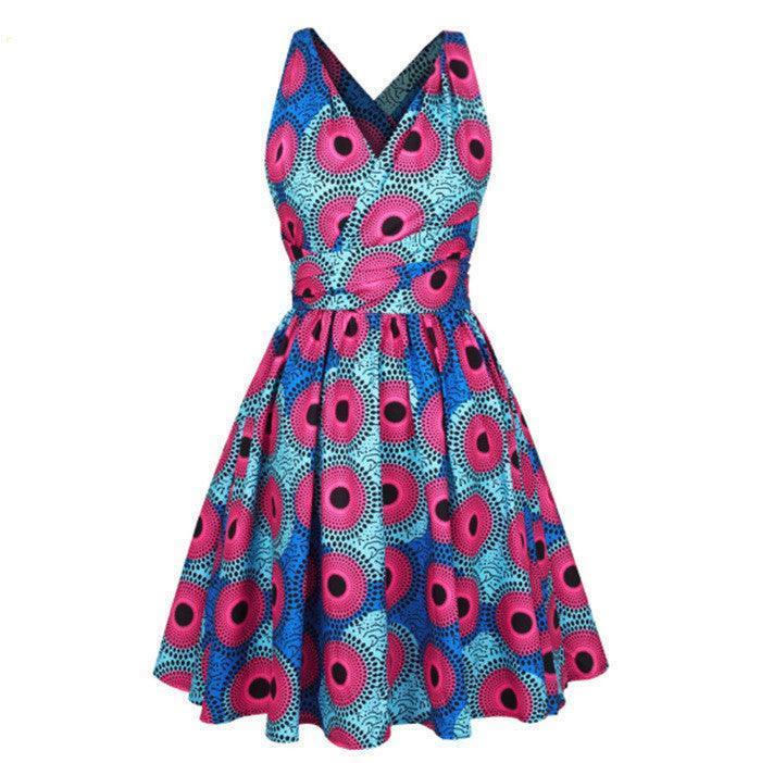 African Women Summer Sexy Printed Dress - HEPSIBAH SHOP