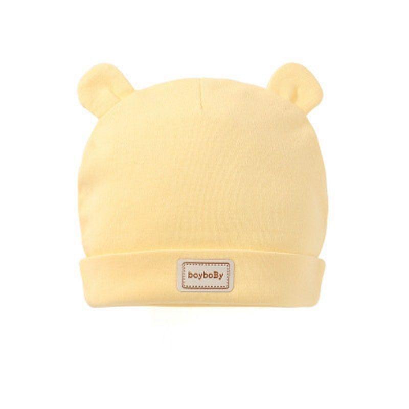 Cute Kids Hat Cap with Bibs Candy Solid Colors Boys Girls Baby Beanies Hats Cotton Born Baby Hat - HEPSIBAH SHOP