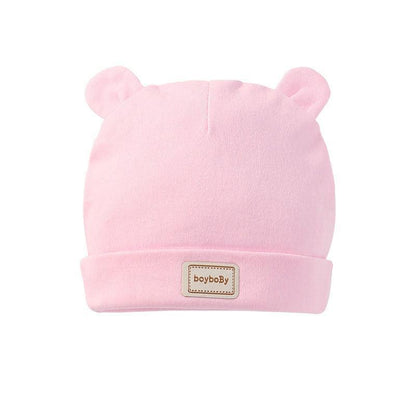 Cute Kids Hat Cap with Bibs Candy Solid Colors Boys Girls Baby Beanies Hats Cotton Born Baby Hat - HEPSIBAH SHOP