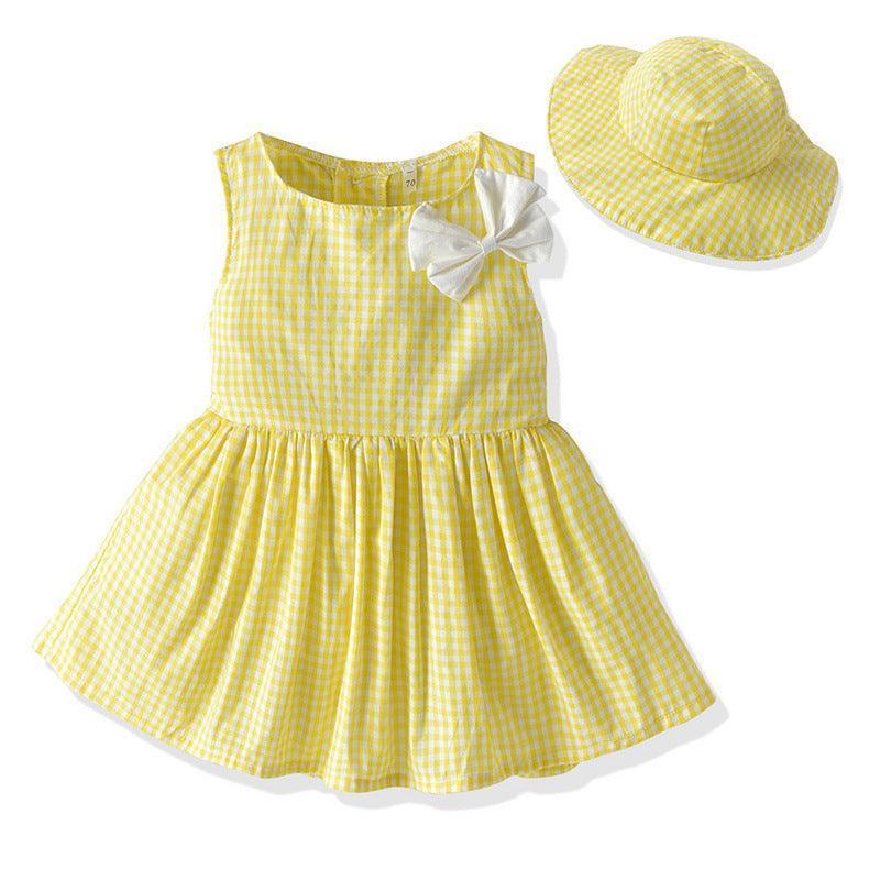 Boys' Short-Sleeved Shirt And Shorts, Girls' Dresses And Sun Hats - HEPSIBAH SHOP