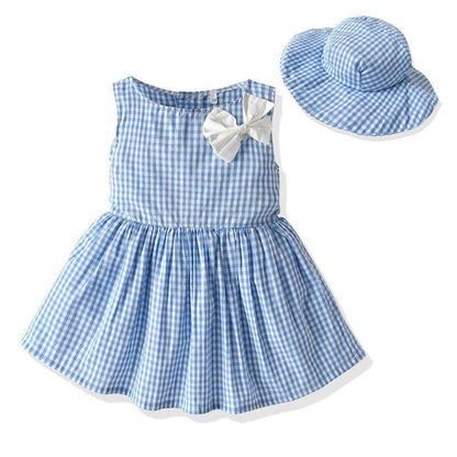 Boys' Short-Sleeved Shirt And Shorts, Girls' Dresses And Sun Hats - HEPSIBAH SHOP