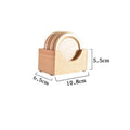 Japanese Walnut Wooden Kung Fu Tea Set Coaster