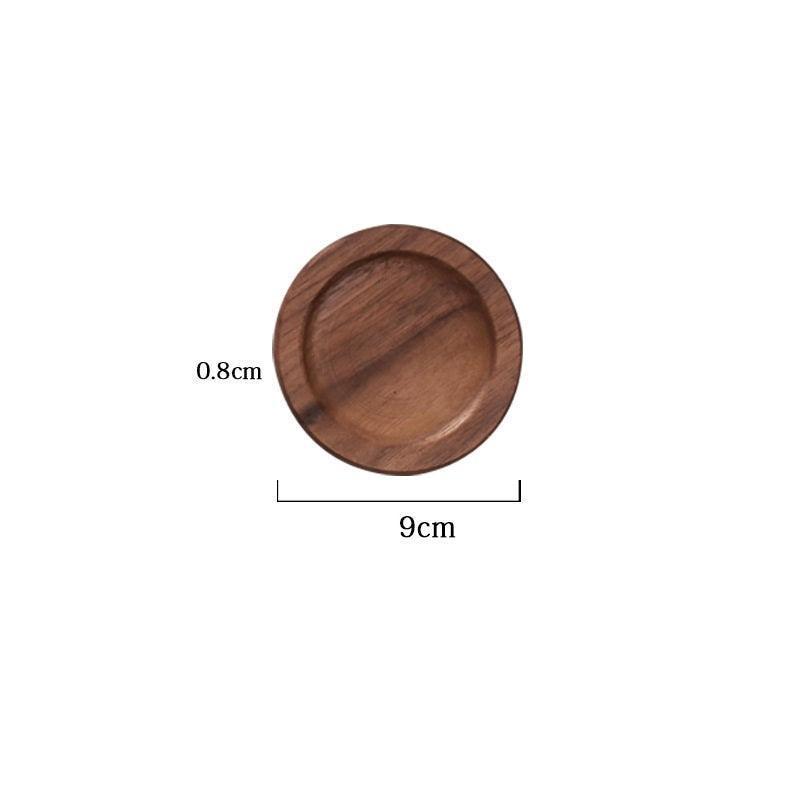 Japanese Walnut Wooden Kung Fu Tea Set Coaster