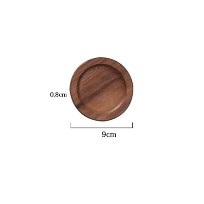 Japanese Walnut Wooden Kung Fu Tea Set Coaster