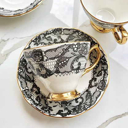 England Luxury Lace Tea Cups - HEPSIBAH SHOP