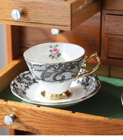 England Luxury Lace Tea Cups - HEPSIBAH SHOP