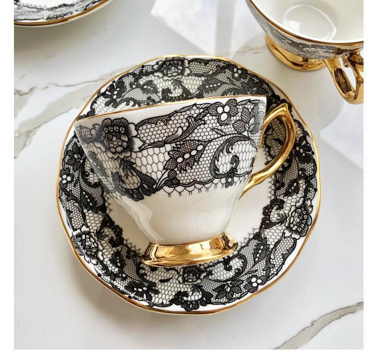 England Luxury Lace Tea Cups - HEPSIBAH SHOP