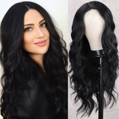 Long Hair Wigs European And American Ladies With Long Curly Hair - HEPSIBAH SHOP