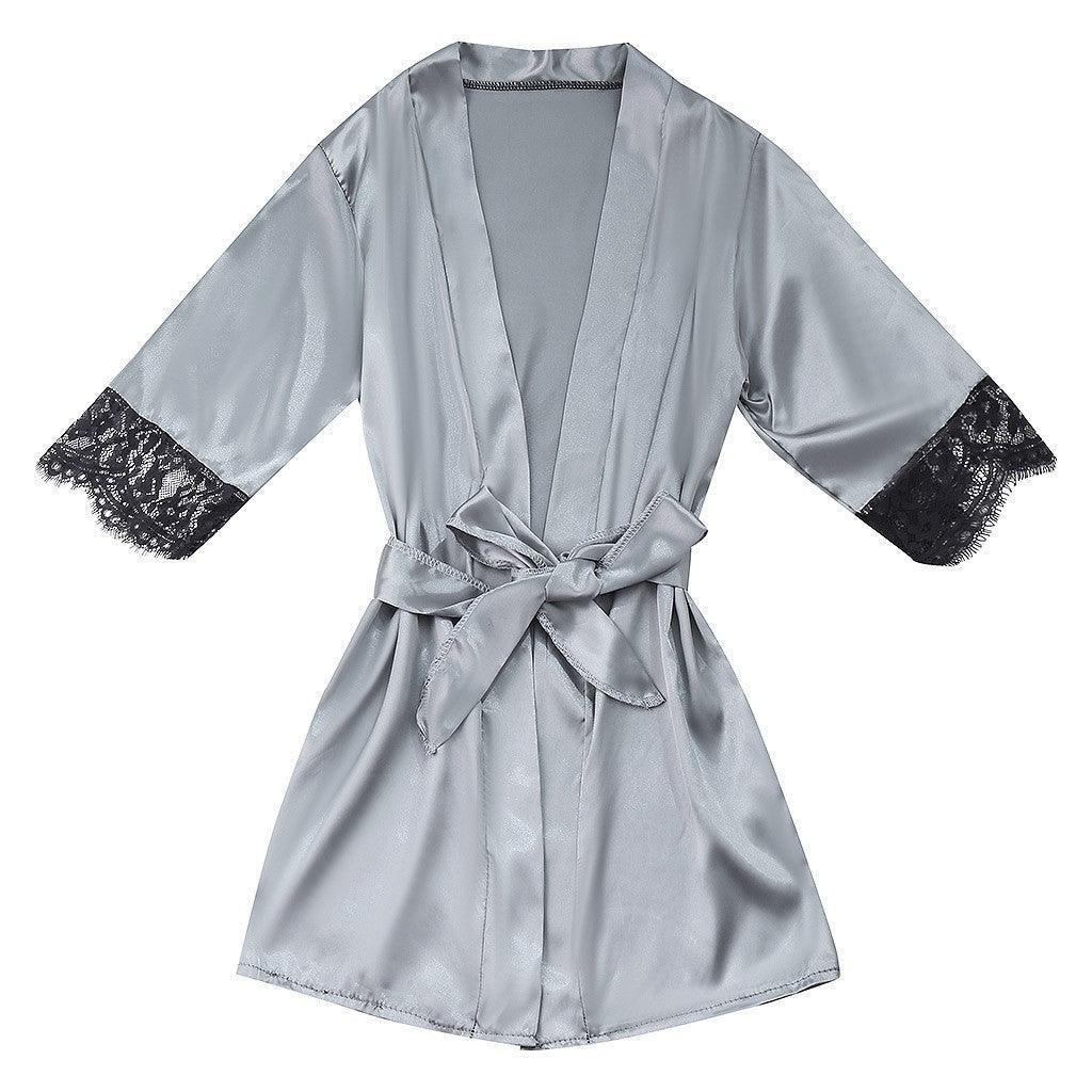 Casual Dressing Gown With Bra Chest Pad - HEPSIBAH SHOP