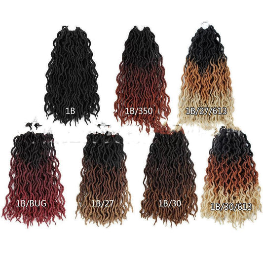 Ombre Curly Hair Braiding Extensions - HEPSIBAH SHOP