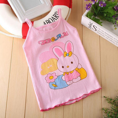 Girls Camisole Cotton Children'S Kids Baby Base Thin Summer Little Girls Wear Middle-Aged Children'S Underwear - HEPSIBAH SHOP