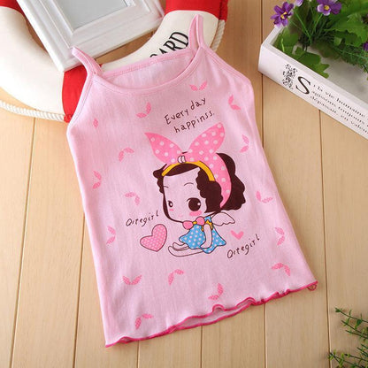 Girls Camisole Cotton Children'S Kids Baby Base Thin Summer Little Girls Wear Middle-Aged Children'S Underwear - HEPSIBAH SHOP