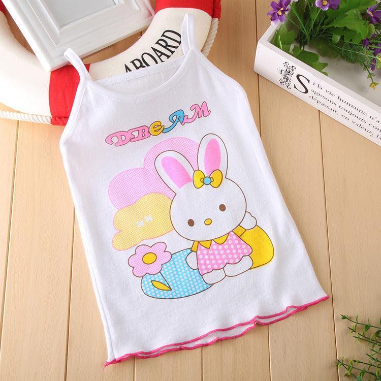 Girls Camisole Cotton Children'S Kids Baby Base Thin Summer Little Girls Wear Middle-Aged Children'S Underwear - HEPSIBAH SHOP