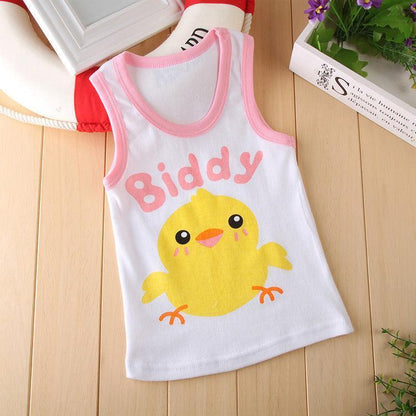 Girls Camisole Cotton Children'S Kids Baby Base Thin Summer Little Girls Wear Middle-Aged Children'S Underwear - HEPSIBAH SHOP