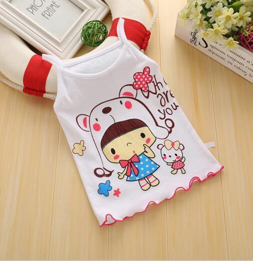 Girls Camisole Cotton Children'S Kids Baby Base Thin Summer Little Girls Wear Middle-Aged Children'S Underwear - HEPSIBAH SHOP