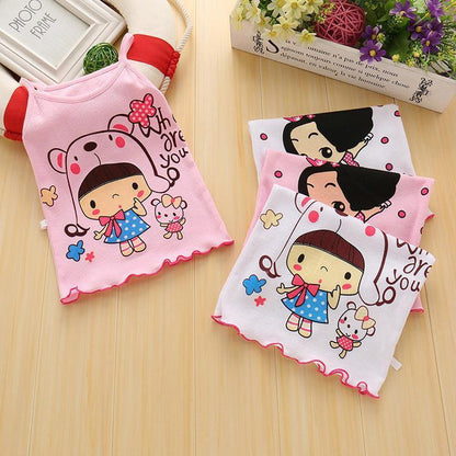 Girls Camisole Cotton Children'S Kids Baby Base Thin Summer Little Girls Wear Middle-Aged Children'S Underwear - HEPSIBAH SHOP