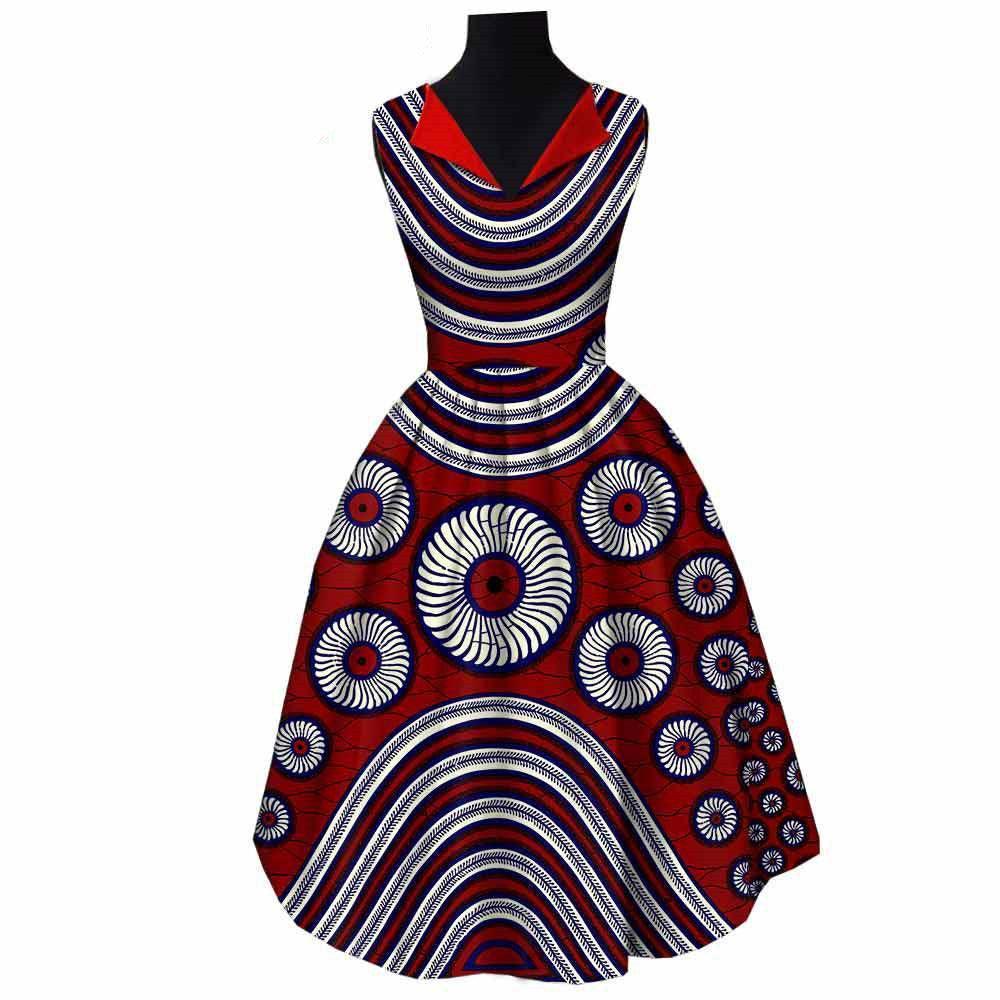 African National Cotton Batik Dress - HEPSIBAH SHOP