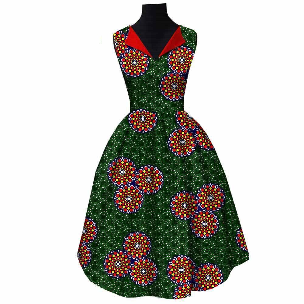 African National Cotton Batik Dress - HEPSIBAH SHOP