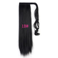 Long Straight Wrap Around Clip In Ponytail Hair Extension Heat Resistant Synthetic Tail Fake Hair - HEPSIBAH SHOP