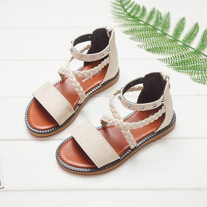 Kids Shoes Leather Sandals for Baby Girls Toddlers girl - HEPSIBAH SHOP