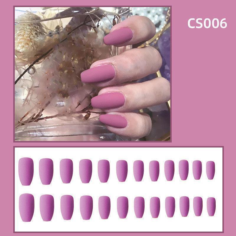 Fake Nails Wear Nails Autumn And Winter Frosted Personality Waterproof Ballet Nails - HEPSIBAH SHOP