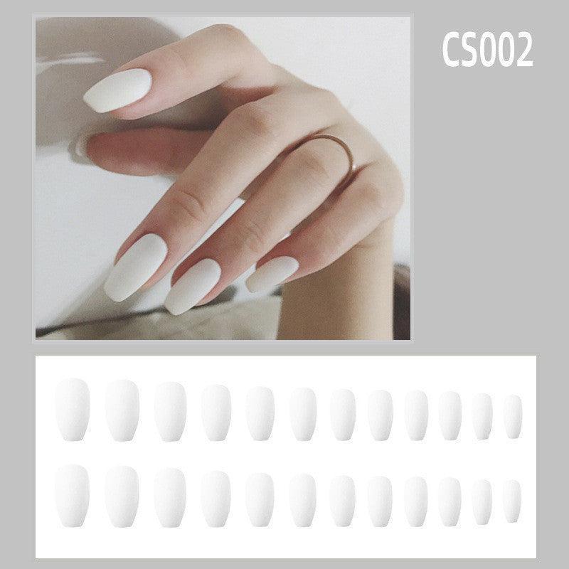 Fake Nails Wear Nails Autumn And Winter Frosted Personality Waterproof Ballet Nails - HEPSIBAH SHOP