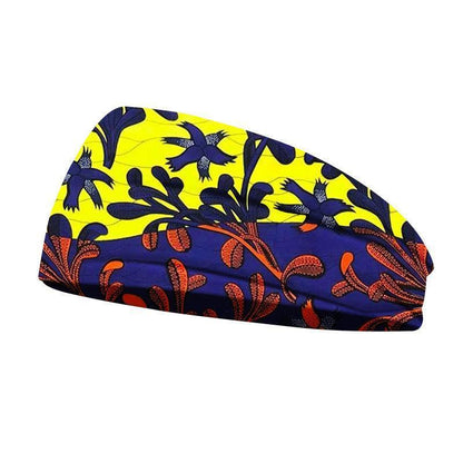 African Geometric Floral Print Headscarf - HEPSIBAH SHOP