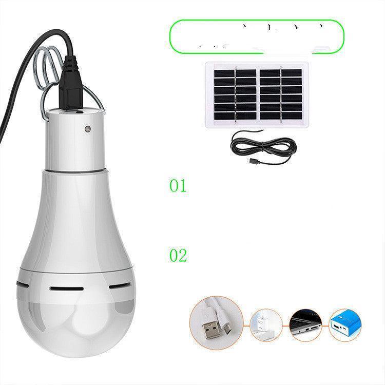 Solar Rechargeable Bulbs Night Market Lights Stand Lights Tent Lights LED Power Outage Emergency Lights - HEPSIBAH SHOP