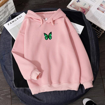 Butterfly print hoodie - HEPSIBAH SHOP