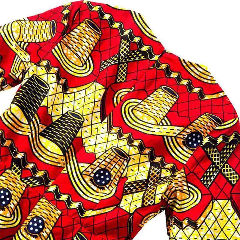 African Clothing Fashion Print Dress - HEPSIBAH SHOP