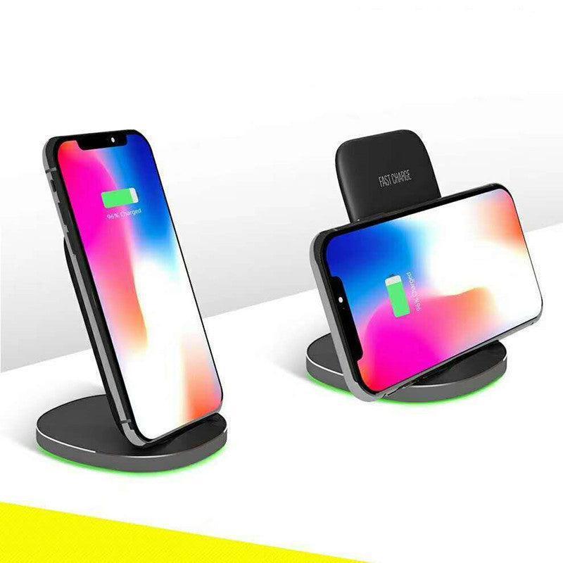 Vertical Wireless Charger Desktop Dock Fast Charge - HEPSIBAH SHOP