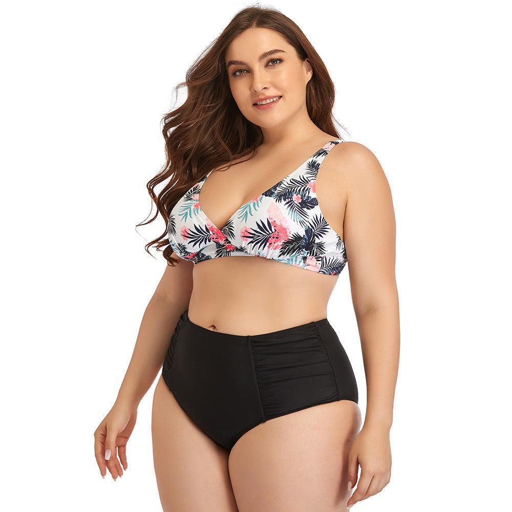 Plus Size Swimsuit Sexy Printed Bikini 2pc - HEPSIBAH SHOP