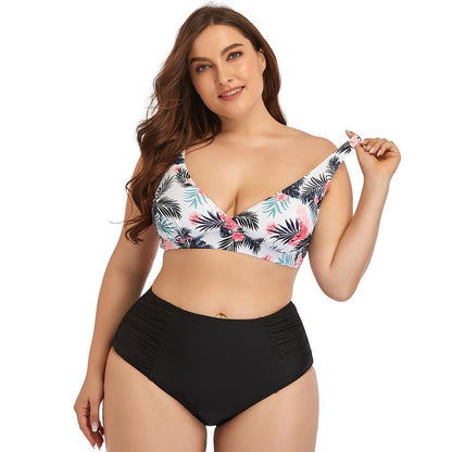 Plus Size Swimsuit Sexy Printed Bikini 2pc - HEPSIBAH SHOP