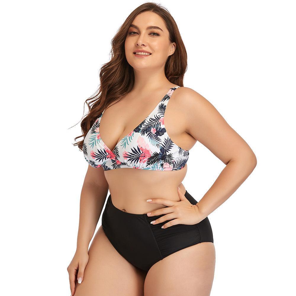 Plus Size Swimsuit Sexy Printed Bikini 2pc - HEPSIBAH SHOP