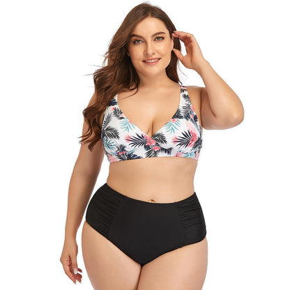 Plus Size Swimsuit Sexy Printed Bikini 2pc - HEPSIBAH SHOP