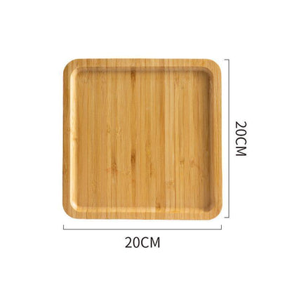 Bamboo Tray Wooden Tray Tea Cup Barbecue Tray