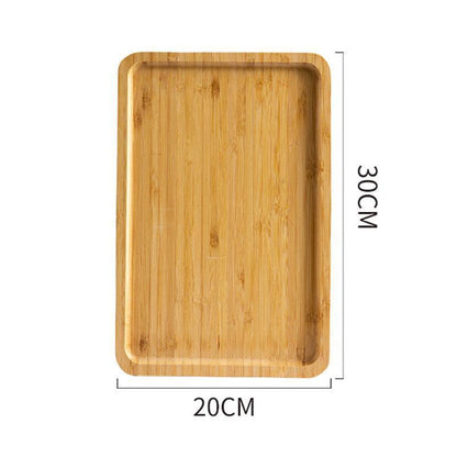 Bamboo Tray Wooden Tray Tea Cup Barbecue Tray