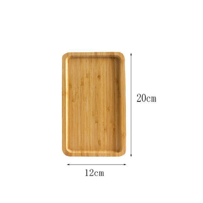 Bamboo Tray Wooden Tray Tea Cup Barbecue Tray