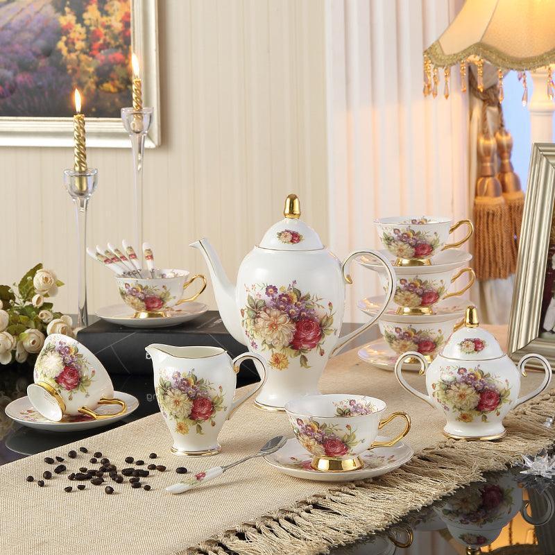 Exquisite English Coffee Tea Set - HEPSIBAH SHOP