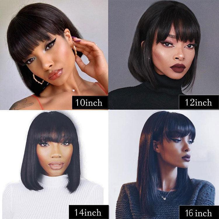 Unice Hair Full Machine Human Hair Wigs For Black Women - HEPSIBAH SHOP