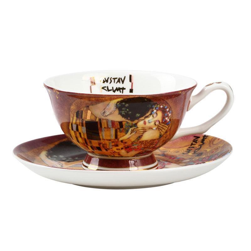 European-style Bone China Coffee Cup Set - HEPSIBAH SHOP