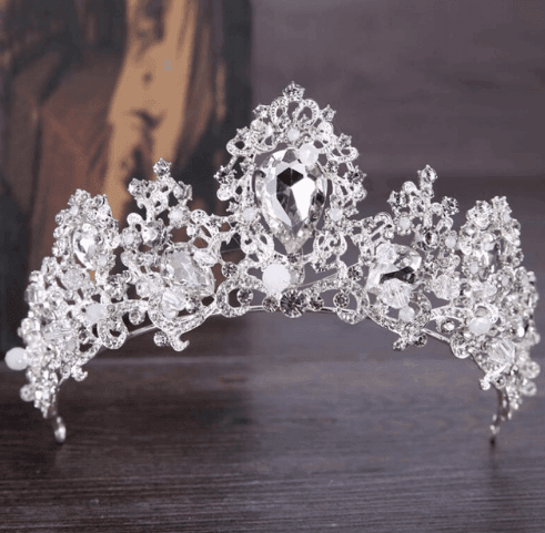 Baroque Luxury Crystal Bridal Crown Tiara - HEPSIBAH SHOP