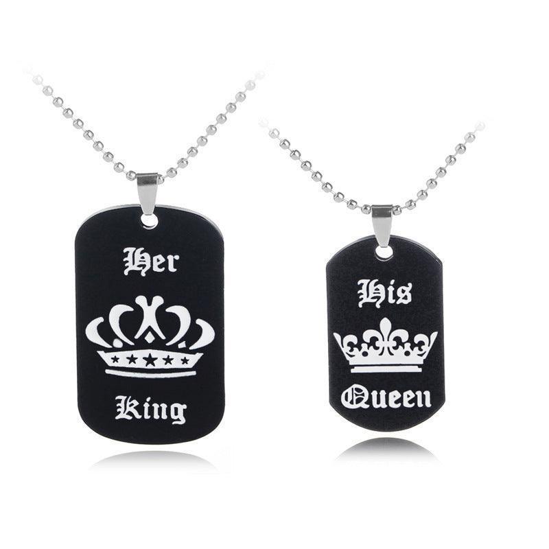 Her King & His Queen Necklace - HEPSIBAH SHOP