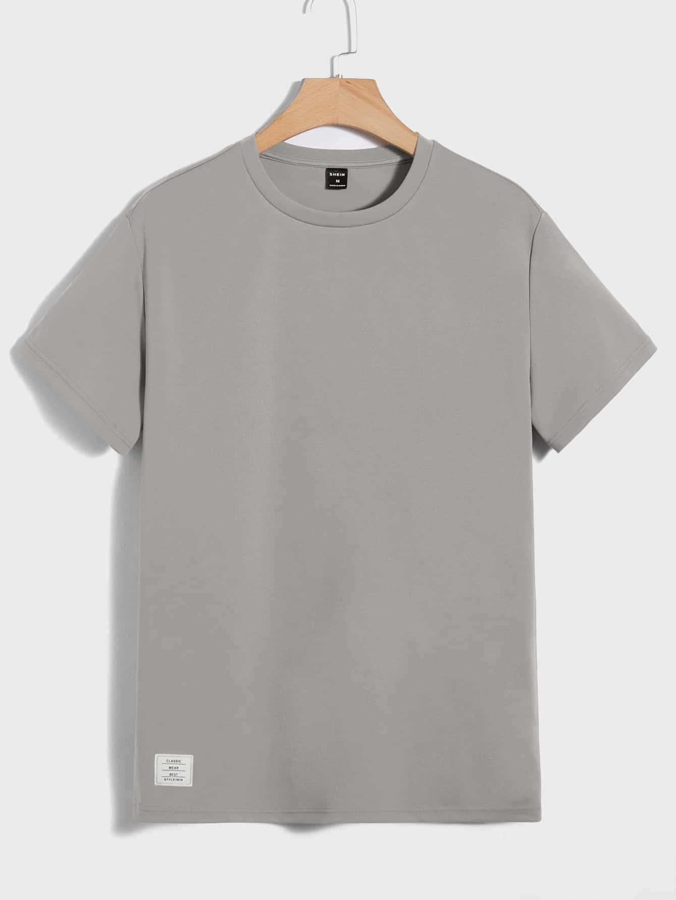 Manfinity Homme Men Patched Detail Tee