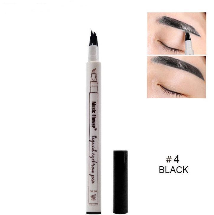 Waterproof Natural Eyebrow Pen Four-claw Eye Brow Tint Fork Tip Eyebrow Tattoo Pencil - HEPSIBAH SHOP