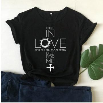 Love Print Casual T-shirt - HEPSIBAH SHOP